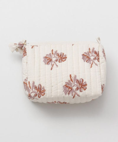 Block Print Quilted Pouch - M