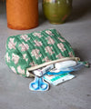 Block Print Quilted Pouch - M