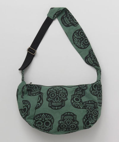 Calavera Pattern Round Shoulder Bag