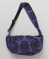 Calavera Pattern Round Shoulder Bag