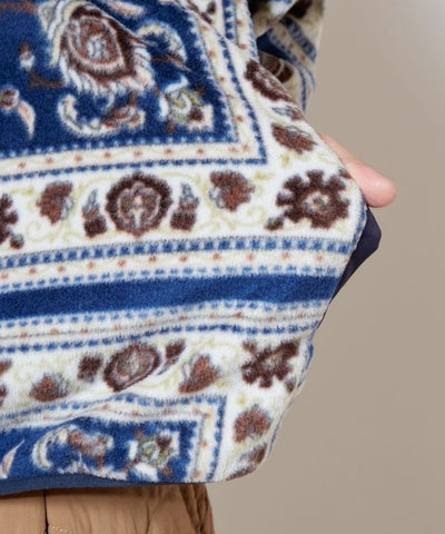 Amina x grn Kilim Pattern Fleece Top