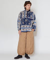 Amina x grn Kilim Pattern Fleece Top