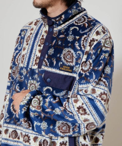 Amina x grn Kilim Pattern Fleece Top