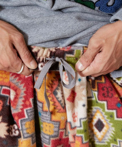 Amina x grn Kilim Pattern Fleece Pants