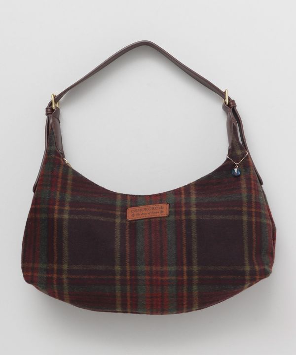 Checkered 2 Way Round Bag