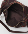 Checkered 2 Way Round Bag