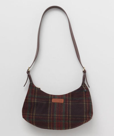 Checkered 2 Way Round Bag