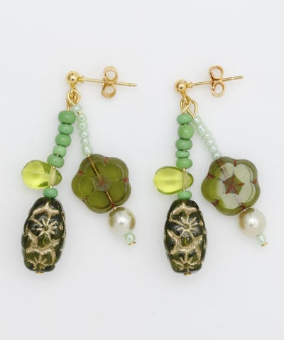 Czech Glass Beaded Earrings