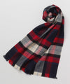 Pierre Quioc Checkerred Scarf