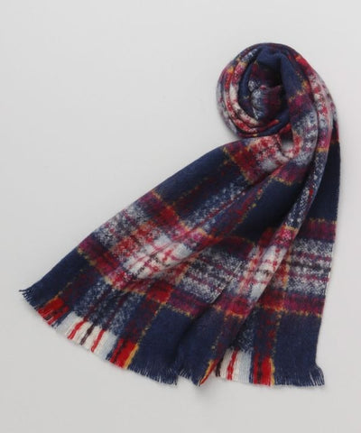 Pierre Quioc Checkerred Scarf