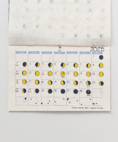 2025 Calendar - THE PHASE OF THE MOON