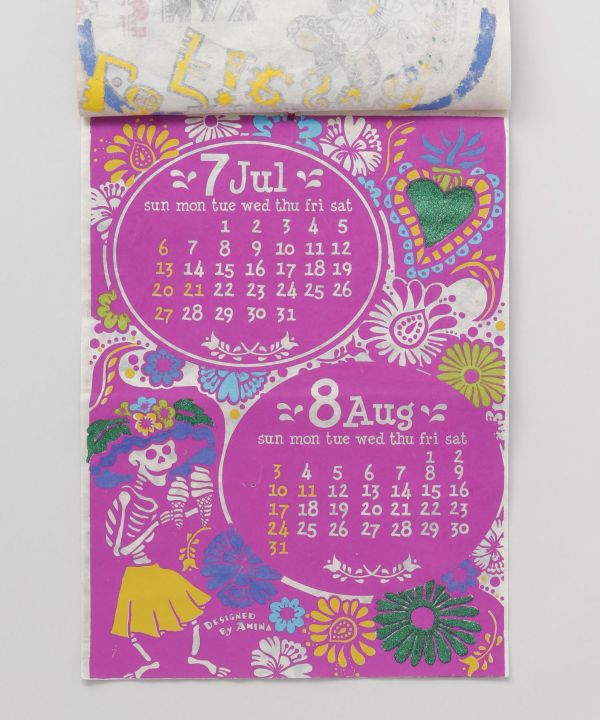 2025 Calendar - MEXICAN CALAVERA