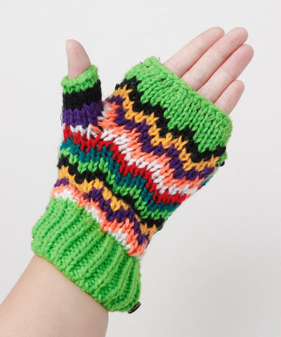 Handknit Calavera Gloves