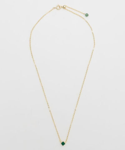 Square Cut Aventurine Necklace