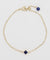 Square Cut Lapis Lazuli Bracelet