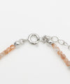 Square Shape Sunstone Beads Necklace