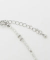 Square Shape Rainbow Moonstone Beads Necklace