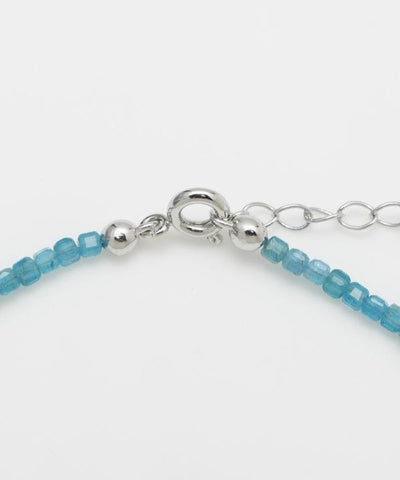 Square Shape Apatite Beads Necklace