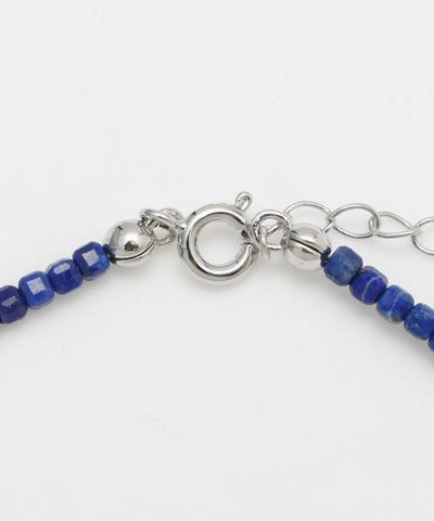 Square Shape Lapis Lazuli Beads Necklace