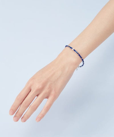 Square Shape Lapis Lazuli Beads Bracelet