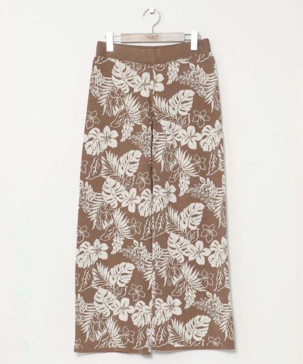 Floral Pattern Easy Pants