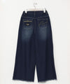 SURF＆Palms Washed Wide Leg Denim Pants