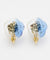 Gradient Glass Clip Earrings