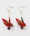 Origami Crane Earrings