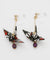 Origami Crane Clip Earrings