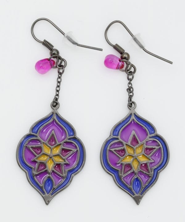 Stained Glass Like Earrings