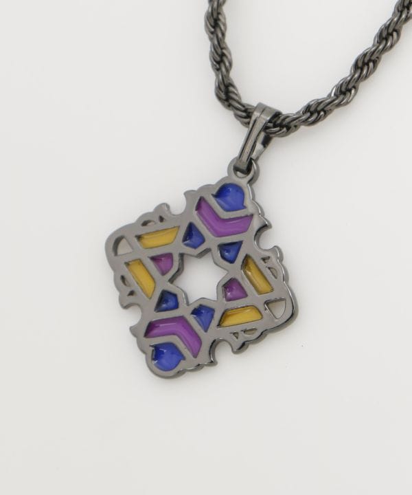 Stained Glass Like Necklace