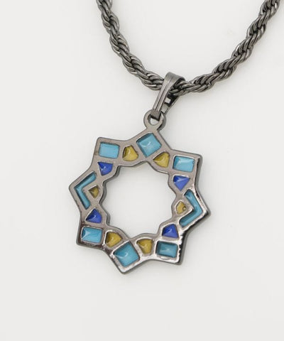 Stained Glass Like Necklace