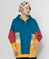 Men's Patchwork Zip Up Hoodie