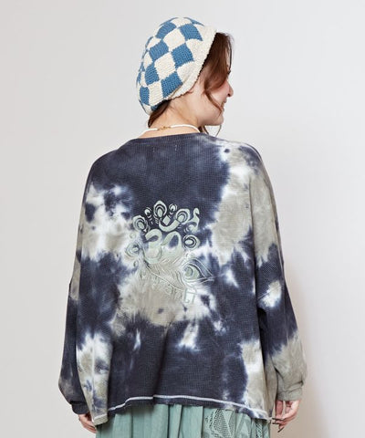 Tie Dye Waffle Long Sleeve T-shirt