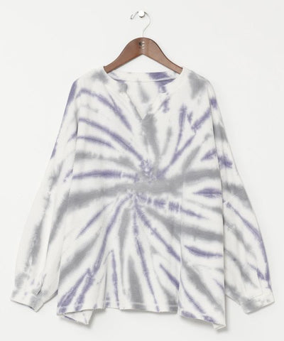 Tie Dye Waffle Long Sleeve T-shirt