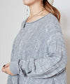 Paisley Pattern Jacquard Knit Top