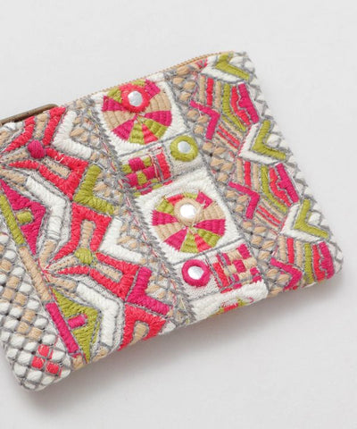 Embroidered Pouch - S