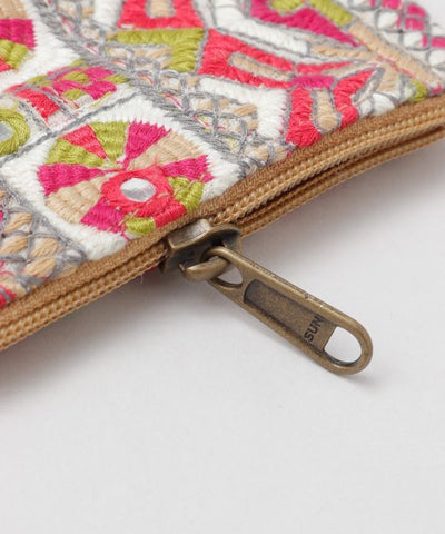 Embroidered Pouch - S