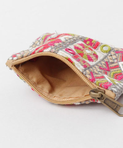 Embroidered Pouch - S