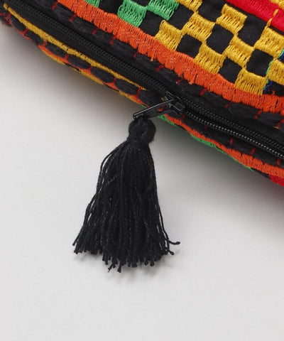 Colorful Embroidered Pouch