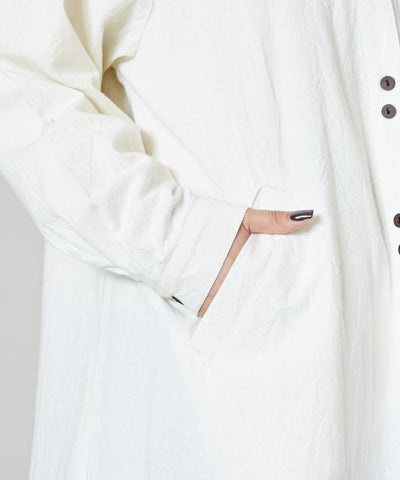 Embroidered Cotton Long Shirt