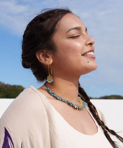 Multicoloured Choker Necklace