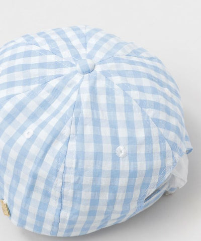 Gingham Check Cap