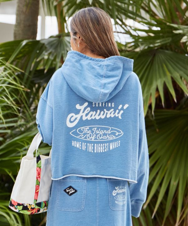 SURF＆Palms Brushed Hoodie