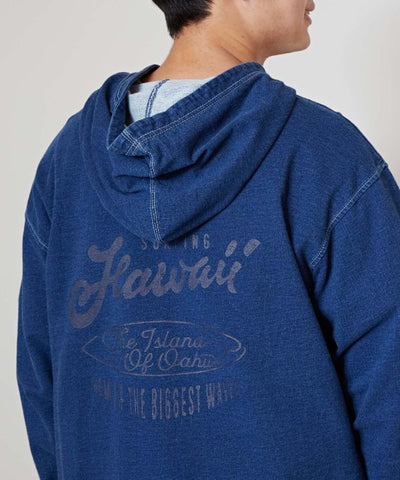 SURF＆Palms Men's Brushed Hoodie