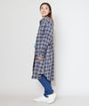 SURF＆Palms Bleached Check Shirt Dress