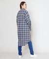 SURF＆Palms Bleached Check Shirt Dress