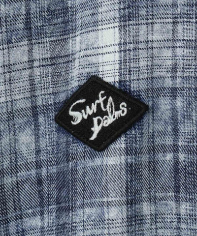 SURF＆Palms Bleached Check Shirt