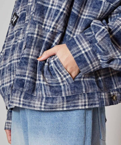 SURF＆Palms Bleached Check Jacket