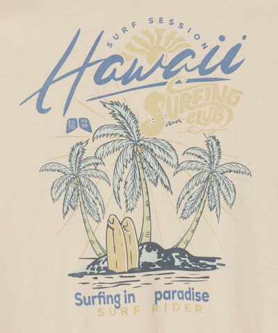 SURF＆Palms Vintage Like Graphic T-shirt